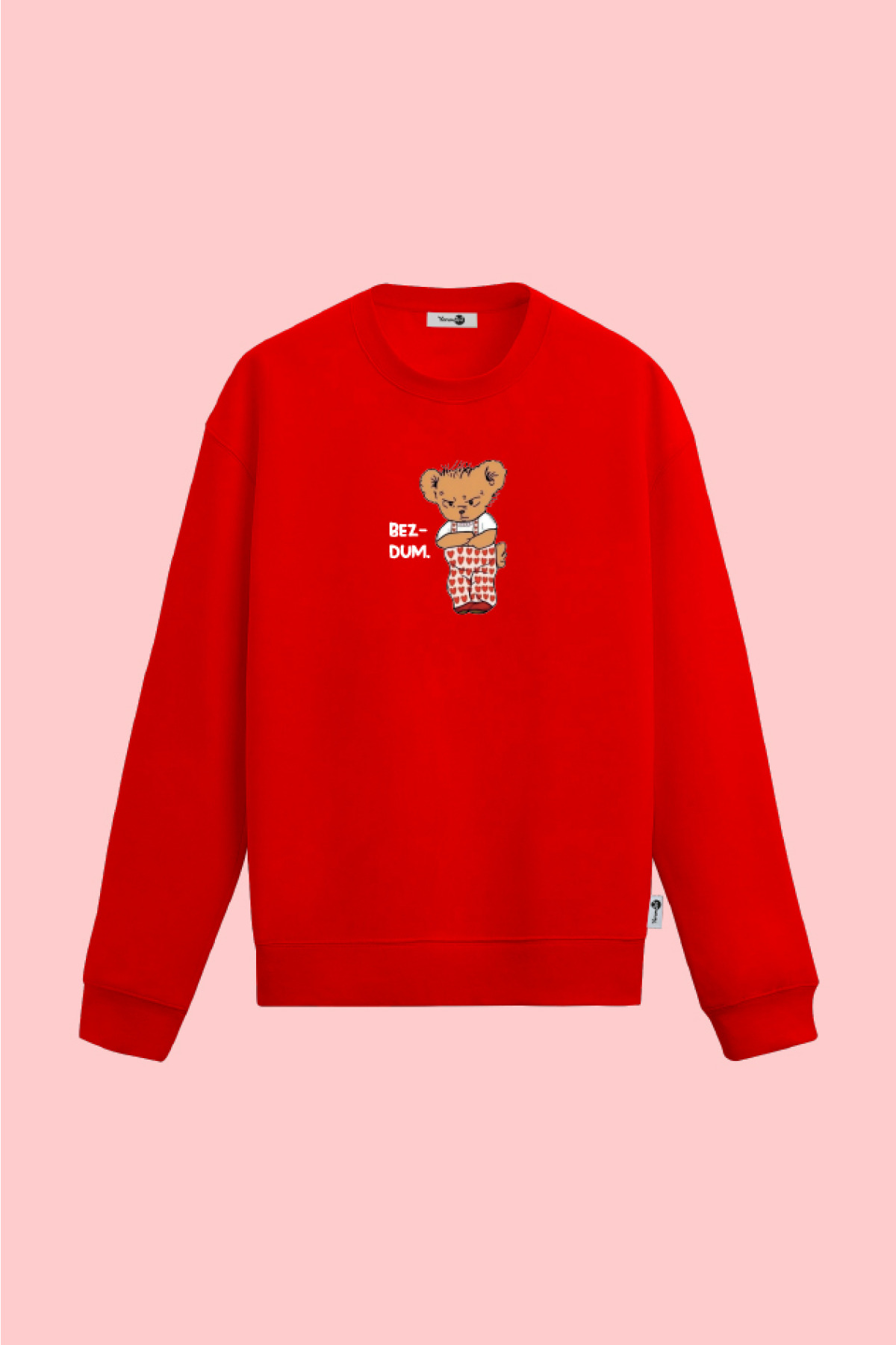 Bezdum Teddy Sweatshirt Kırmızı