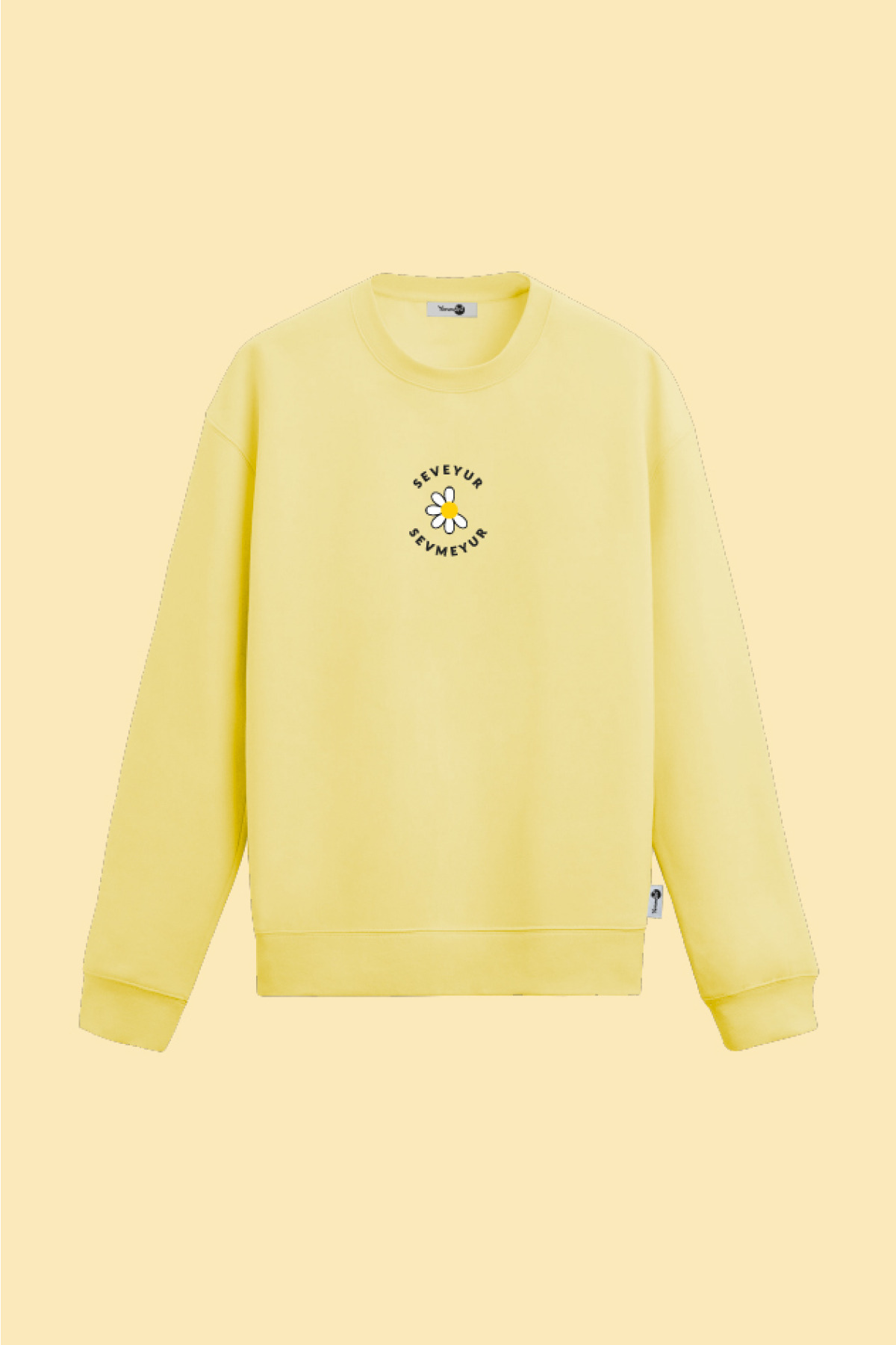 Seveyur Sevmeyur Sweatshirt Sarı