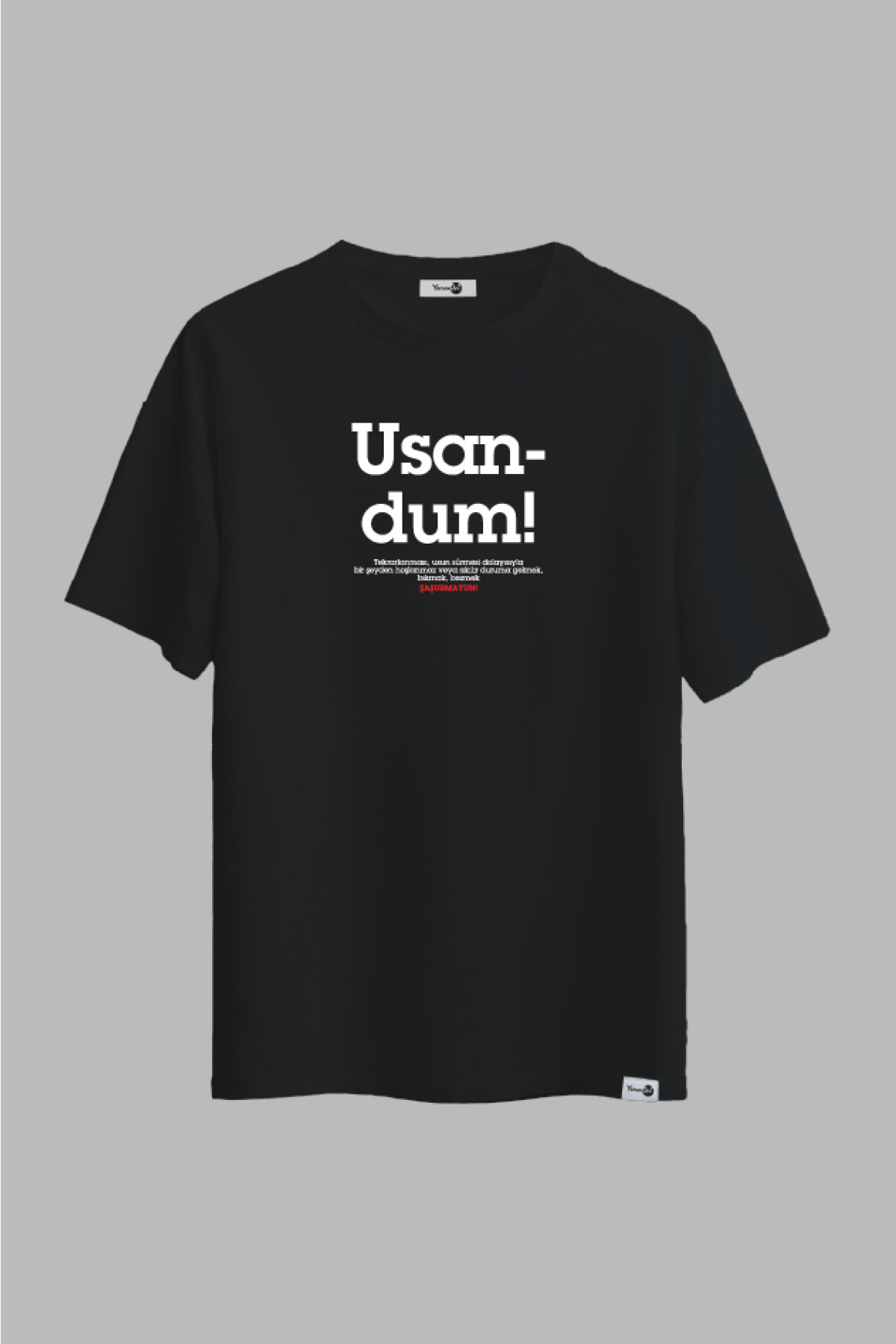 Usandum Klasik Tshirt Siyah