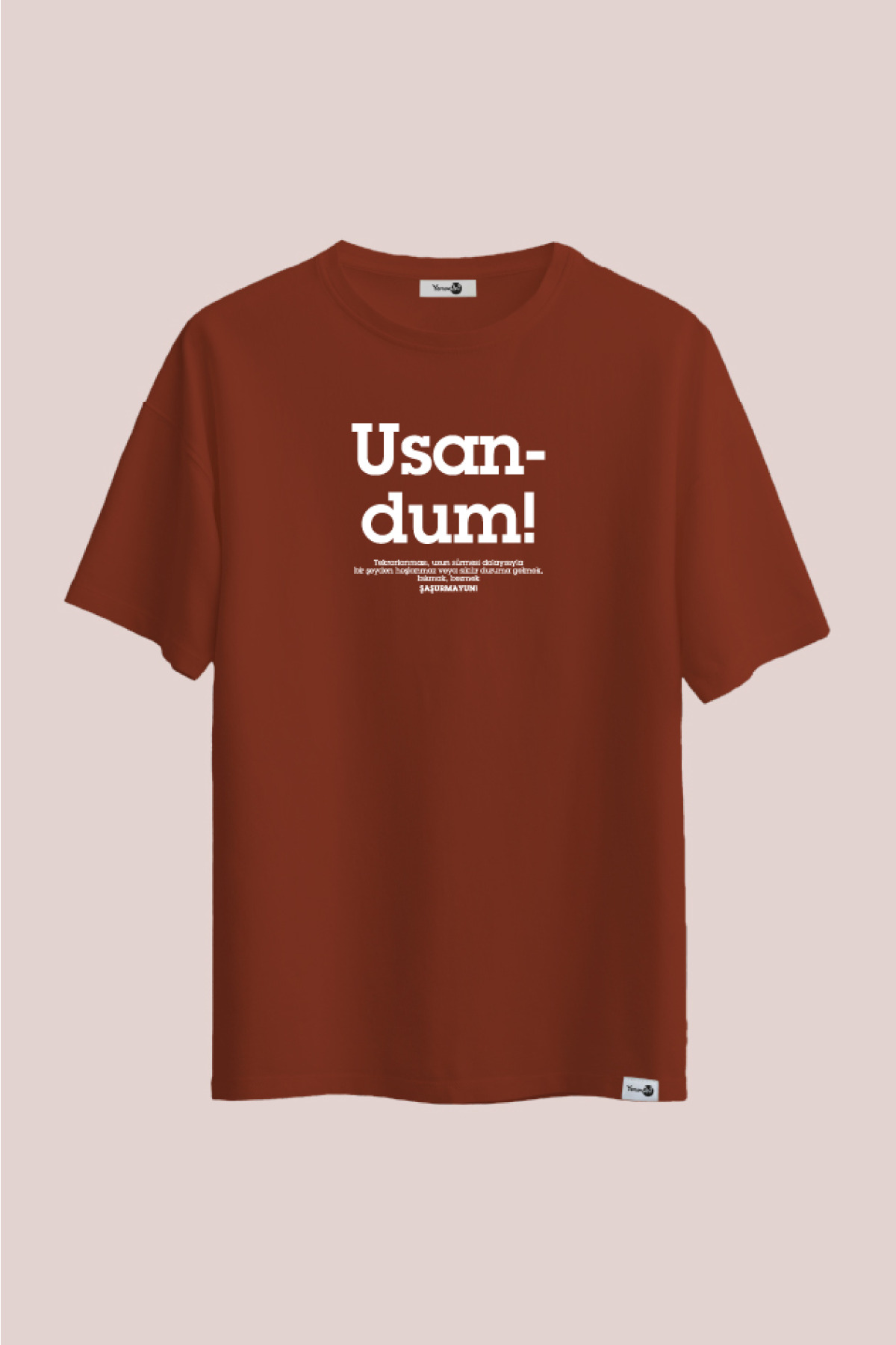 Usandum Klasik Tshirt Kahverengi