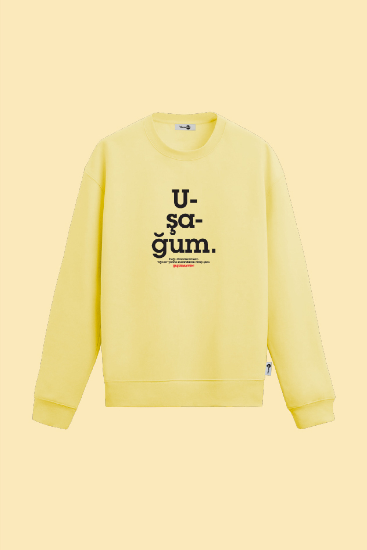 Uşağum Sweatshirt Sarı