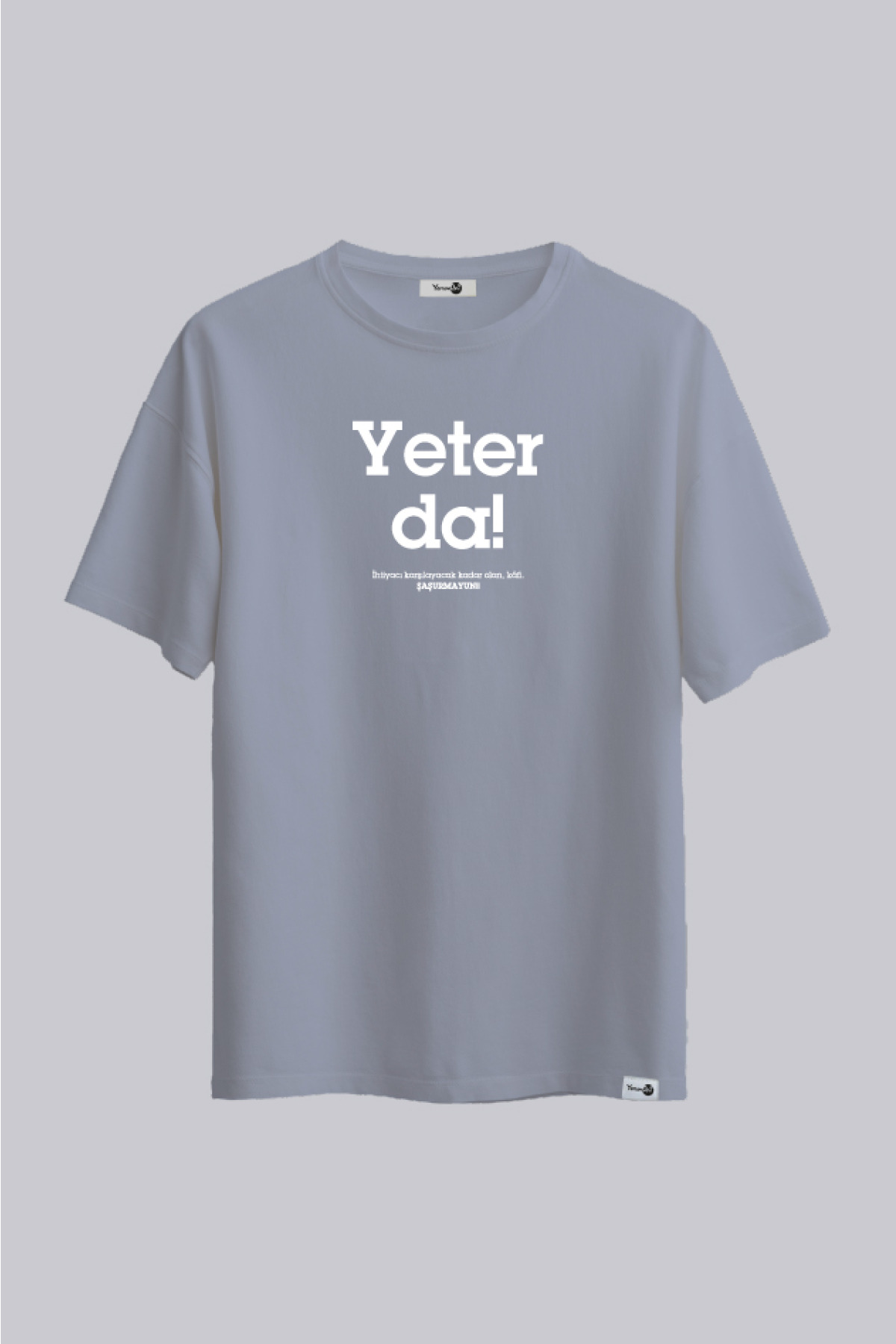 Yeter Da Klasik Tshirt Lila